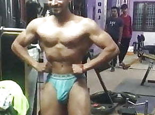 Desi Hunk Gym Bulge 