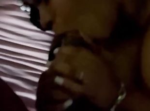 Ebony sucking BBC