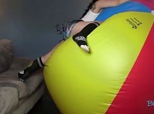 6 Foot Mega Beach Ball Play