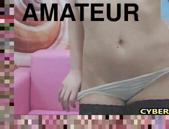 Hot Blonde Softcore Masturbation On Cam