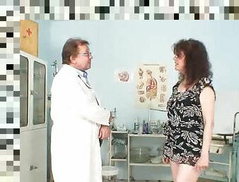 Unshaven pussy extreme Karla visits a doc