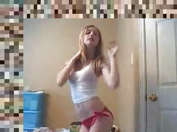 Homemade Dancing With A Naughty Blonde Teen