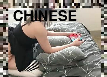 Chinese american couple sensual fuck