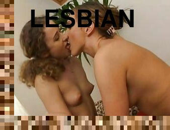 Horny ladies please each other in lesbian film