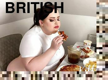 Insatiable Anti-diet Belly Stuffing BBW Food Fetish