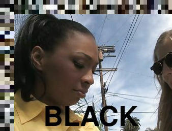 Horny Black Girl Tag Teamed in an Interracial Gangbang
