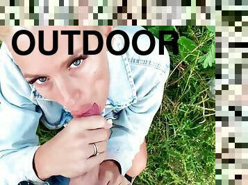 Blonde Suck Big Cock And Hanjob Outdoor Pov 11 Min