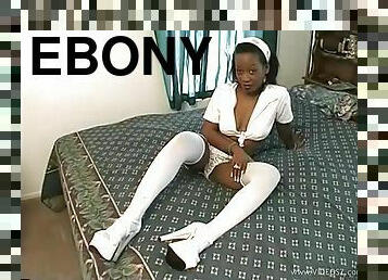 Ebony Girl with a Pierced Pussy Slammed Hard