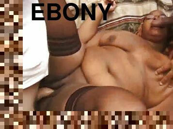 Ebony BBW Threesome Fun