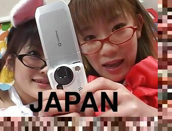 Subtitled Japanese cosplay virtual masturbation support