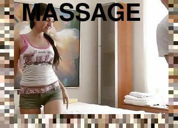 Sexy smalltits European teen Danaya massage parlor fucked