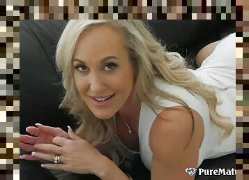 Hot stepmom brandi love poses for photos & fucks her son