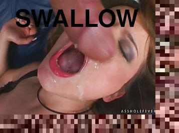 Booty teen gets balled anal and cummed on her face