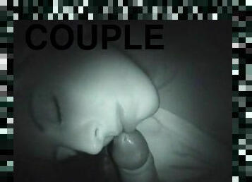 Its amazing how couple go to Face fuck while sleeping and still enjoy the act