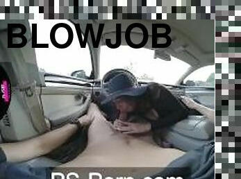 BlowJob In The Car