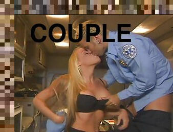 Nicole Sheridan cannot resist a guy in a uniform who wants her pussy