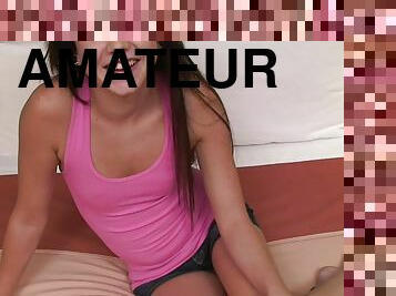 Very Thin Teenager Has Her Snatch Stretched Out By A Big Penis - Big penis