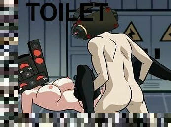 DARK SPEAKERMAN and SPEAKER WOMAN Having Hard Sex Until Cum (Skibidi Toilet Porn)