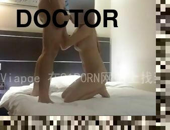 Female doctor misled to hotel room, fucked and very loud moaning