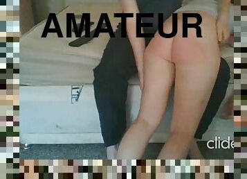 Amoral slut spanking OTK thrilling adult scene