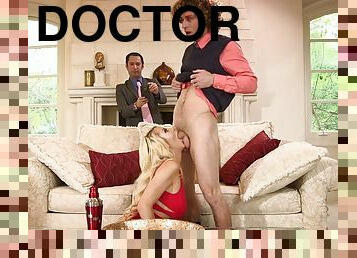 Doctor nails two different hot MILFs in his office