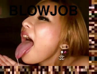 Juria tachibana bukkake & blowjob spittingswallowing