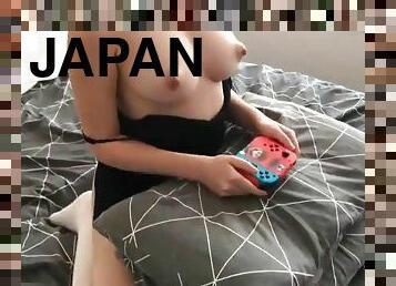 Very Hot Japanese college young babe had sex by her white BF