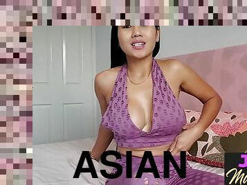 Cute Asian teen with big tits got fucked and her tight pussy got so wet Joon Mali, Sexy Big