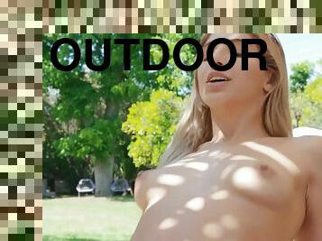 Abella Danger let baseball coach fuck her outdoors