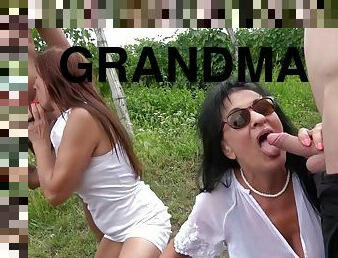 Grandmams - Mature babes sucking cum - Mature