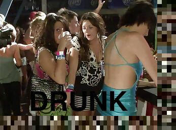 Sweet Babes Go Wild In A Crazy Party At A Club In A Reality Video
