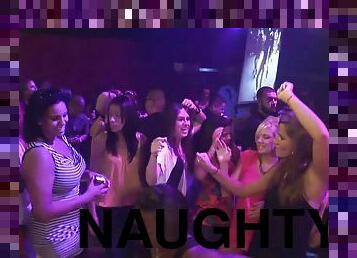 When chicks go to the club, they must act naughty