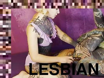 Cute Tattoo Lesbian Sex