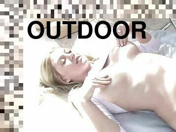 Stunning Alison Angel Masturbates Outdoors In A Solo Model Clip