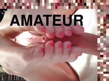 Complete oiled footjob, message me if you want the pw... $