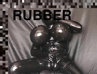 Rubber perversion doll