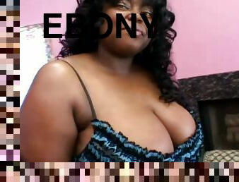 Chanel Diamond the ebony BBW fucks in interracial video