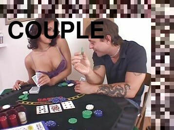 Sexy Torry Lane rides huge dick after playing strip poker