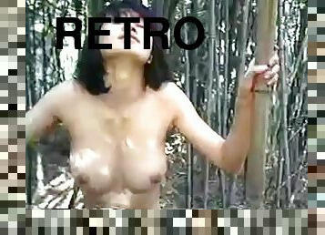 Retro japanese milf outdoors masturbation movie 2 of 2