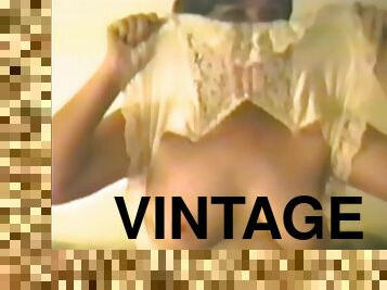 Nasty Ladies Share a Big Meaty Stick in Vintage Video