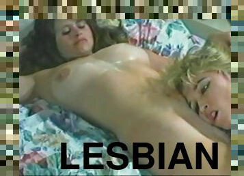 Hot lesbian vitage scene among horny ladies