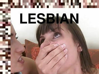 Lesbian Kinky Porn - Hand Over Mouth and Tits smothering