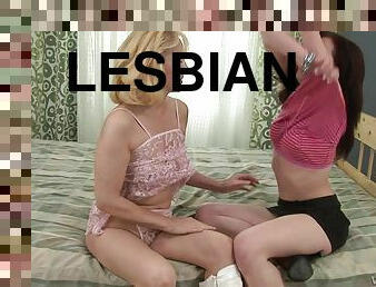 Lussy and Koko Blond explore each other's pussies in lesbian clip
