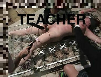 Revengeful School Girls Dominate and Torture Their Teacher in BDSM