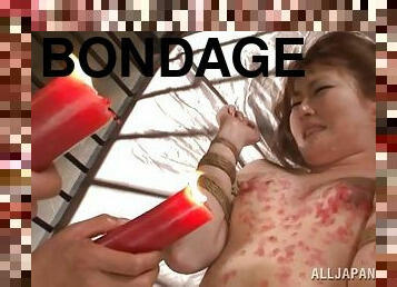 Bounded Sena Kojima gets fucked rough in a prison ward