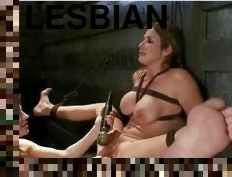 Lesbian hotties love getting some sadomasochism sex