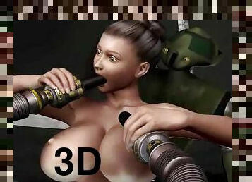 3D Animation: Robots Sex Attack