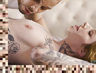 Interracial Massage: Tattooed Redhead SLut Hottie Penny Archer Gets A BBC Massage - Penny Archer