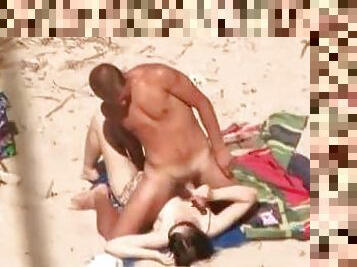 Couples fucking on a beach. Astonishing compilation