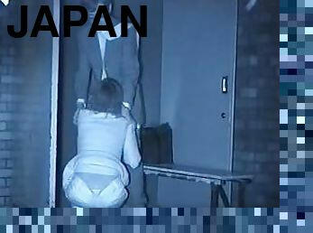 Kinky Japanese couple has some naughty banging in the street